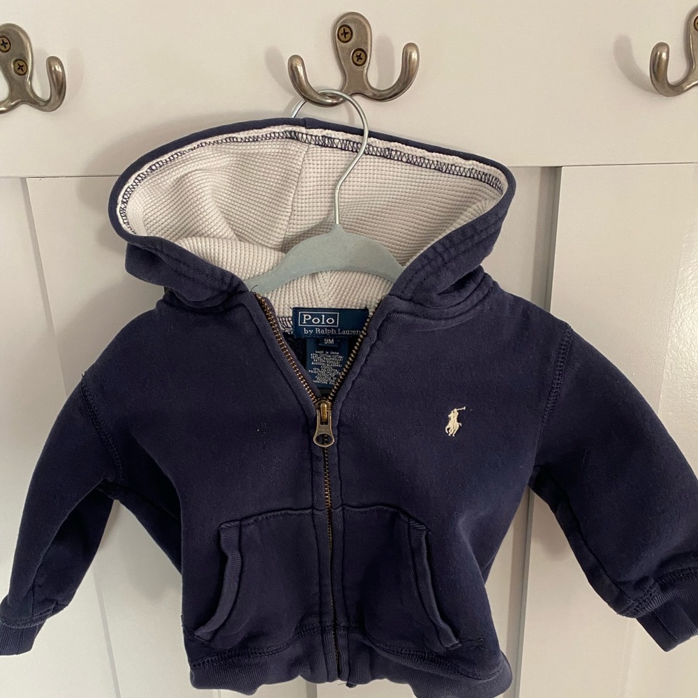 RALPH LAUREN infant 9m hoodie